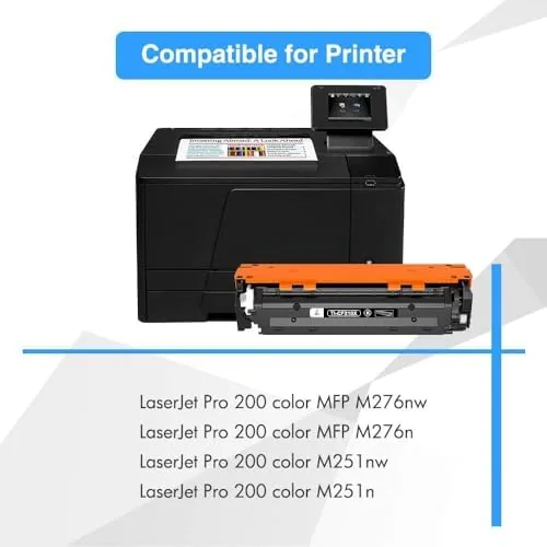 Close look at the 131A 131X Toner Cartridge 4 Pack for HP LaserJet Pro build quality