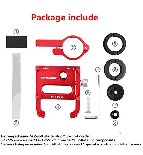 The GUB Bicycle & Motorcycle Phone Mount - Aluminum Bike Phone in real use