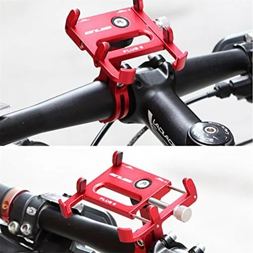 Another view of the GUB Bicycle & Motorcycle Phone Mount - Aluminum Bike Phone