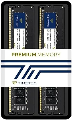 The Timetec 32GB KIT (2x16GB) DDR4 2666MHz (PC4-2666V) PC4-21300 UDIMM Desktop compared in context