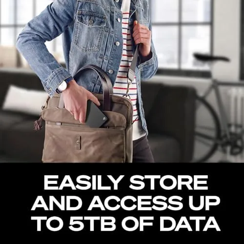 The Seagate Portable 2TB External Hard Drive HDD ,  USB 3.0 in real use