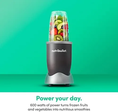 A finished smoothie in the Nutribullet cup