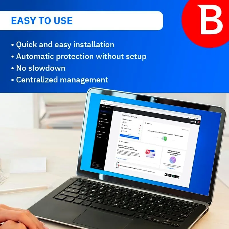 A parent setting up a child profile in the Bitdefender dashboard