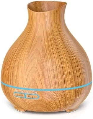 Aromatherapy Essential Oil Diffuser 550ml 12 Hours Wood Grain Aroma Diffuser with Timer Cool Review: Tested and Rated