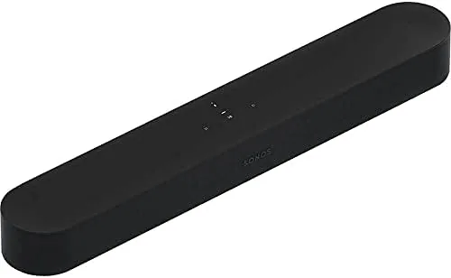 Close-up of the Sonos Beam fabric grille and build