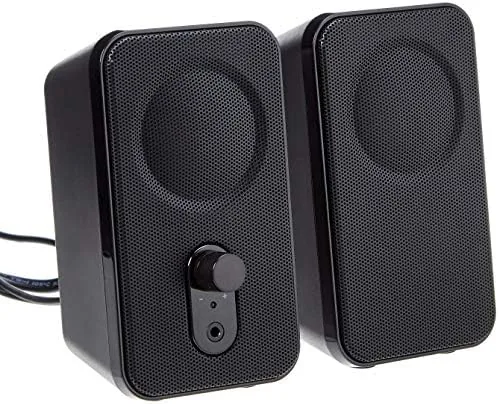 Amazon Basics AC-Powered Computer Speakers for Desktop or Laptop PC with Volume Control, Headphone Review: Tested and Rated