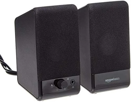 Amazon Basics USB-Powered Computer Speakers with Volume Control for Desktop or Laptop PC, Compact Review: Tested and Rated