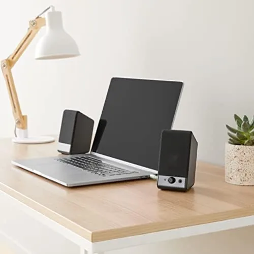 Testing the Amazon Basics USB-Powered Computer Speakers with Volume Control for Desktop over two weeks