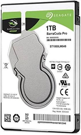 Close look at the Seagate BarraCuda Pro 1TB Internal Hard Drive Performance HDD ,  build quality