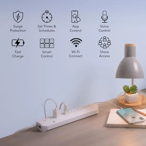 Testing the Geeni Smart Surge Protector Power Strip with 6 Wi-Fi Outlets over two weeks