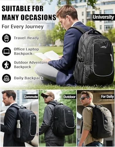 The ProEtrade Backpack Bookbag for College Sturdy Travel Business Hiking Fit compared in context