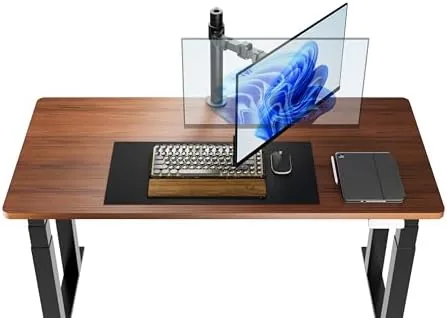 The Amazon Basics Single Computer Monitor Stand with Cable Management, Height compared in context