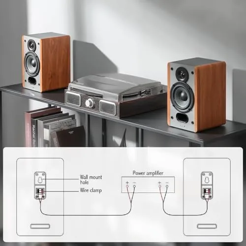 Another view of the Edifier P12 Passive Bookshelf Speaker - 2-Way Speakers with Built-in