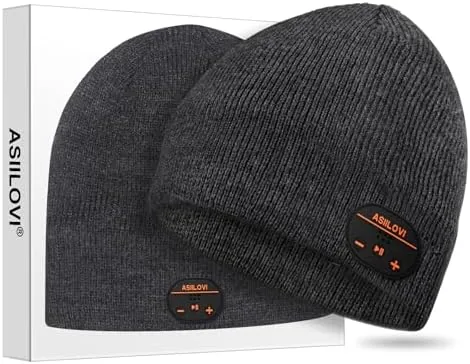 Overview of the Bluetooth Beanie, Double-Layer Wool Lining Bluetooth Hat Beanie for Men/Women/Teens/Family