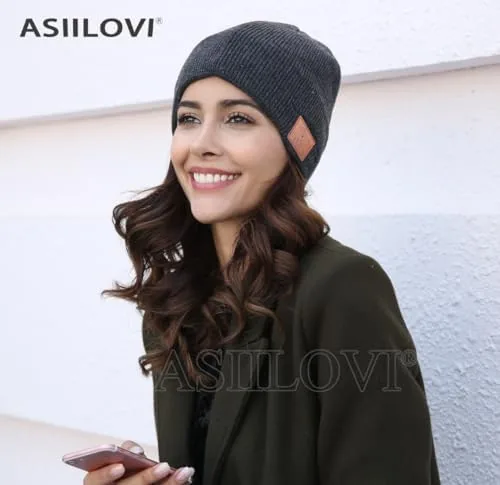 Close look at the Bluetooth Beanie, Double-Layer Wool Lining Bluetooth Hat Beanie for Men/Women/Teens/Family build quality