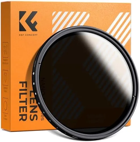 K&F CONCEPT 82mm Variable ND2-400 Lens Filter (1-9 Stops) for Camera Lens | Ultra Review: Tested and Rated