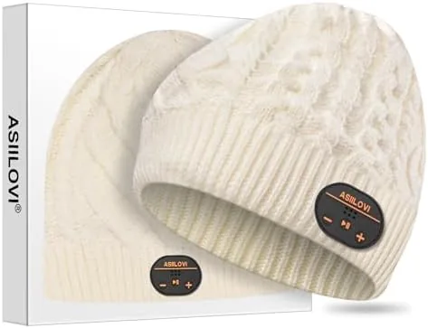 Overview of the Bluetooth Beanie for Women, Double-Layer Wool Lining Bluetooth Hat Beanie