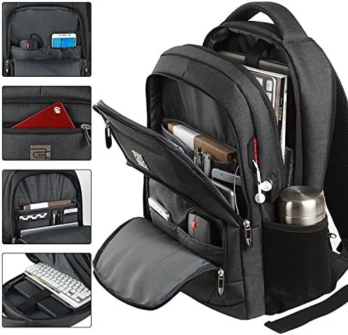 Close look at the Laptop Backpack,Business Travel Anti Theft Slim College Backpack | Water build quality
