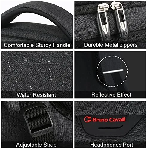 The Laptop Backpack,Business Travel Anti Theft Slim College Backpack | Water in real use