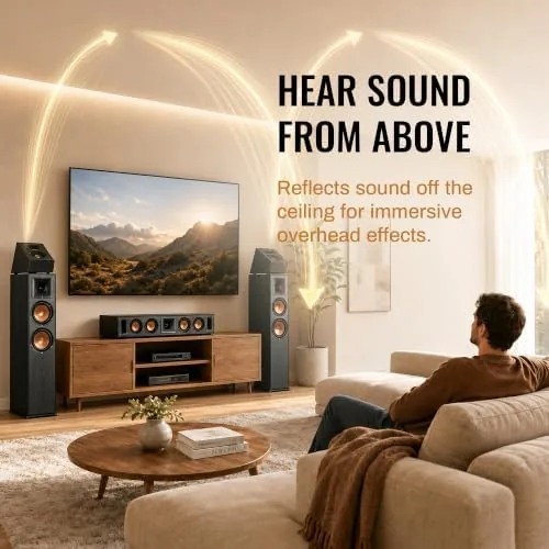 Close look at the Klipsch R-41SA Powerful Detailed Home Speaker Set of 2 Black build quality
