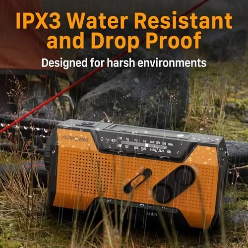 Testing the FosPower NOAA Emergency Weather Radio A1 7400mWh Portable Power Bank over two weeks
