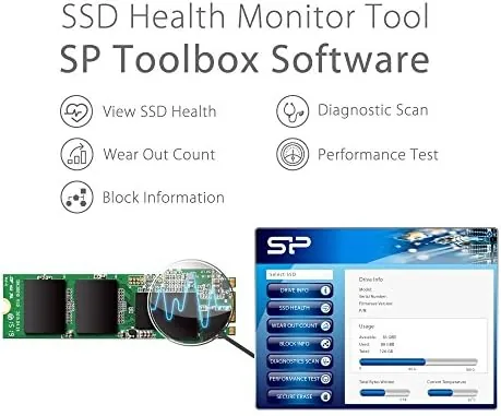 Windows booting quickly with the Silicon Power A55 installed as the system drive
