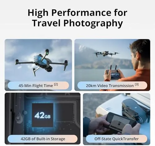 Side by side comparison of the Air 3S and a Mini 4 Pro
