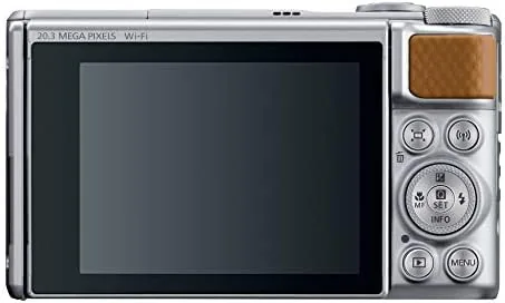 The menu screen showing the 4K video mode on the Canon SX740 HS