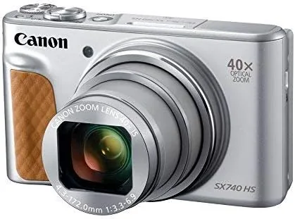 The Canon SX740 HS in use at an outdoor event capturing a distant subject