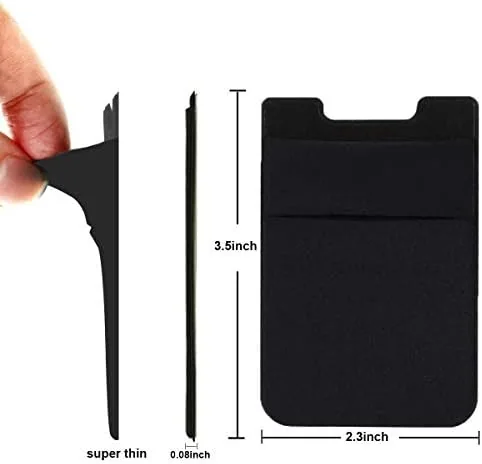 The Fulgamo Phone Wallet Stick on,Card Holder for Phone Case,Phone Card in real use