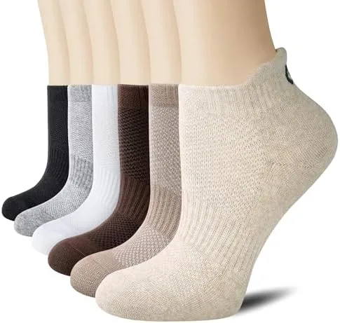 CS CELERSPORT 6 Pairs Ankle Athletic Running Socks Low Cut Sports Tab Socks for Review: Tested and Rated