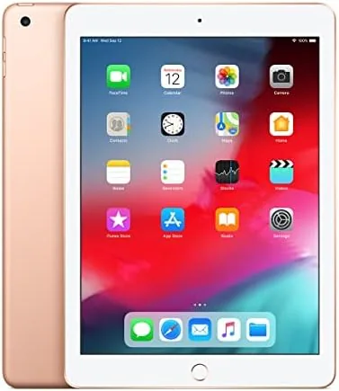Overview of the Apple iPad (6th Generation, 9.7-inch, 2018), 32GB, Wi-Fi, Gold (Renewed)
