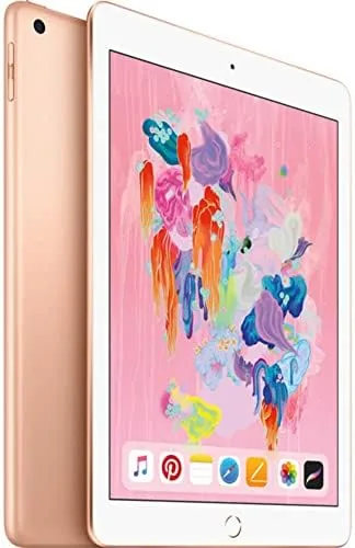 The Apple iPad (6th Generation, 9.7-inch, 2018), 32GB, Wi-Fi, Gold (Renewed) in real use