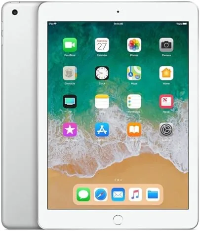 Another view of the Apple iPad (6th Generation, 9.7-inch, 2018), 32GB, Wi-Fi, Gold (Renewed)