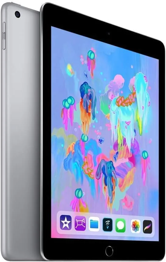 The Apple iPad (6th Generation, 9.7-inch, 2018), 32GB, Wi-Fi, Space Gray (Renewed) in real use