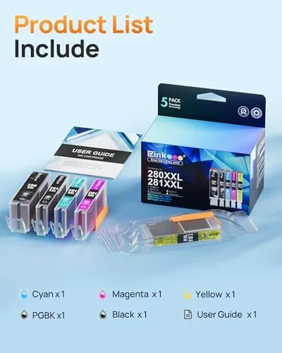 The E-Z Ink Compatible Tr8620a Ink Cartridge for Canon 280 281 in real use