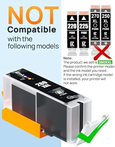 Testing the E-Z Ink Compatible Tr8620a Ink Cartridge for Canon 280 281 over two weeks