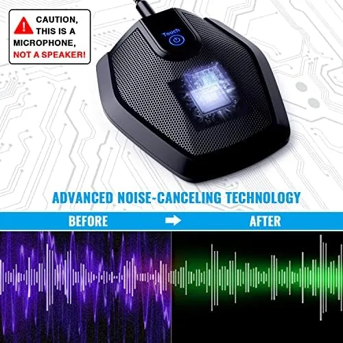 Close look at the TONOR Conference USB Microphone, Omnidirectional Condenser PC Mic G11 | build quality