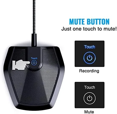 Another view of the TONOR Conference USB Microphone, Omnidirectional Condenser PC Mic G11 |