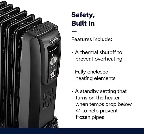Comparison of a radiant heater, fan heater, and convection heater