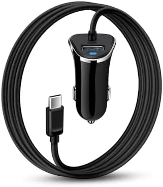 Overview of the USB-C Car Charger, 3.4A USB Type C Car Charger Adapter