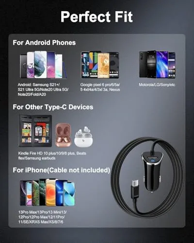Testing the USB-C Car Charger, 3.4A USB Type C Car Charger Adapter over two weeks