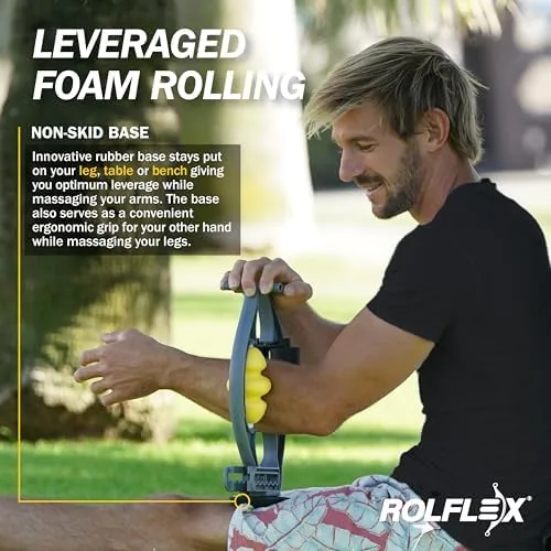 Close look at the Arm & Leg Massager Roller ,  Muscle Roller to Address build quality