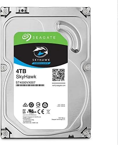 Close look at the SEAGATE ST4000VX007 Skyhawk 4TB Surveillance Hard SATA 6Gb/s 64MB Cache build quality