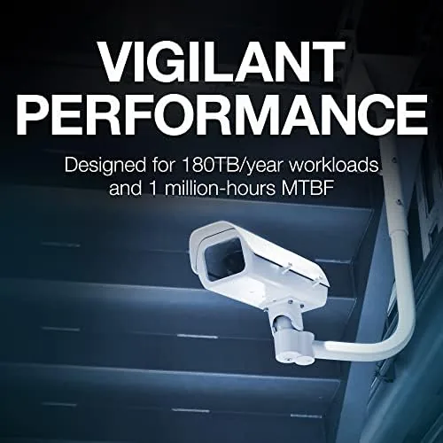 Another view of the SEAGATE ST4000VX007 Skyhawk 4TB Surveillance Hard SATA 6Gb/s 64MB Cache