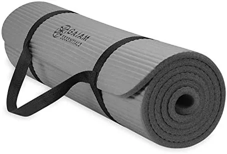 Overview of the Gaiam Thick Yoga Mat, Exercise & Fitness Mat with Easy-Cinch