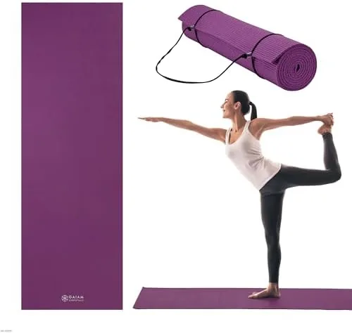 Overview of the Gaiam Essentials 1/4" Thin (6mm) Yoga & Pilates, Fitness &
