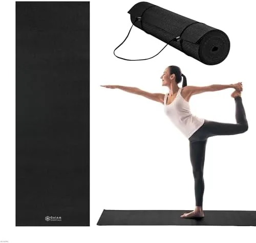 Overview of the Gaiam Essentials 1/4" Thin (6mm) Yoga & Pilates, Fitness &