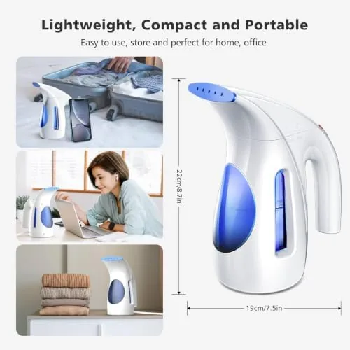 Close look at the HiLIFE Steamer for Clothes, Portable Handheld Clothing Steamer, 240ml Big build quality