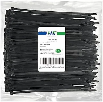 Testing the HS 1000 Pack Mini Zip Ties Clear Plastic Ties 4 over two weeks